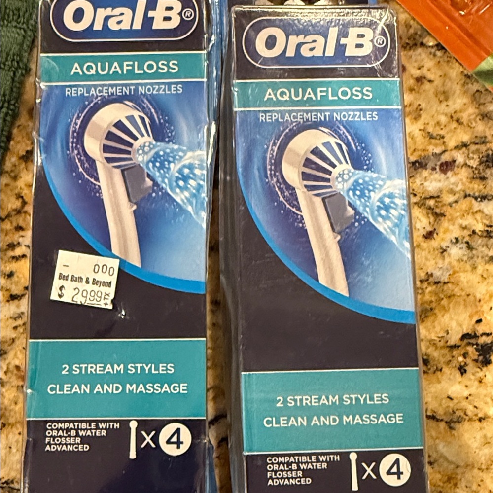 Oral-B: Aquafloss - Water Flosser Advanced (Replacement Nozzle Heads) 8ct, NEW